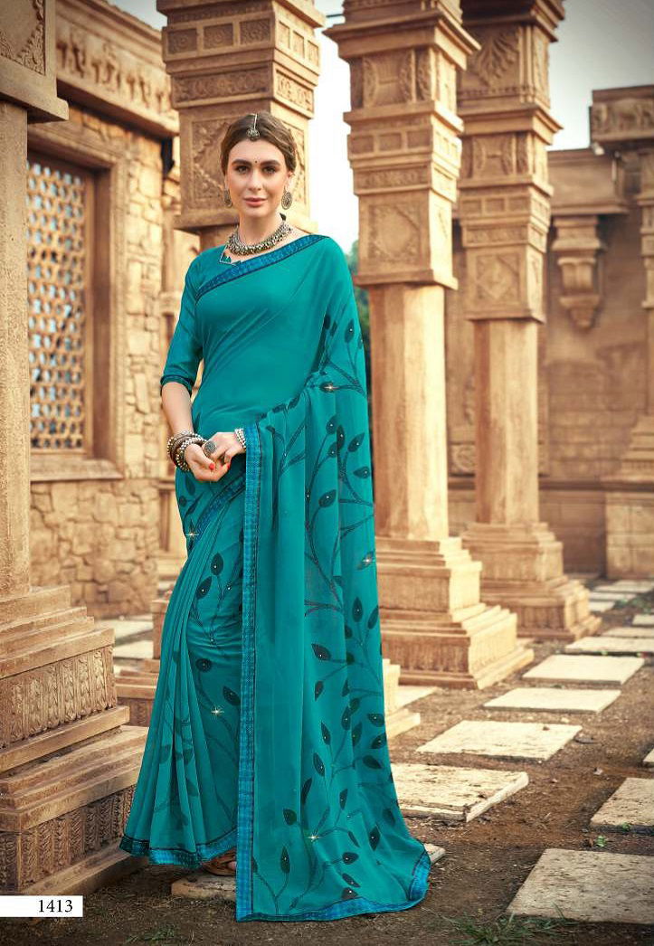 Laxminam Palki New Fancy Ethnic Wear Georgette Saree Collection